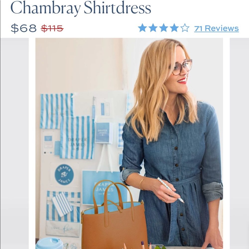 Draper James Chambray Shirtdress